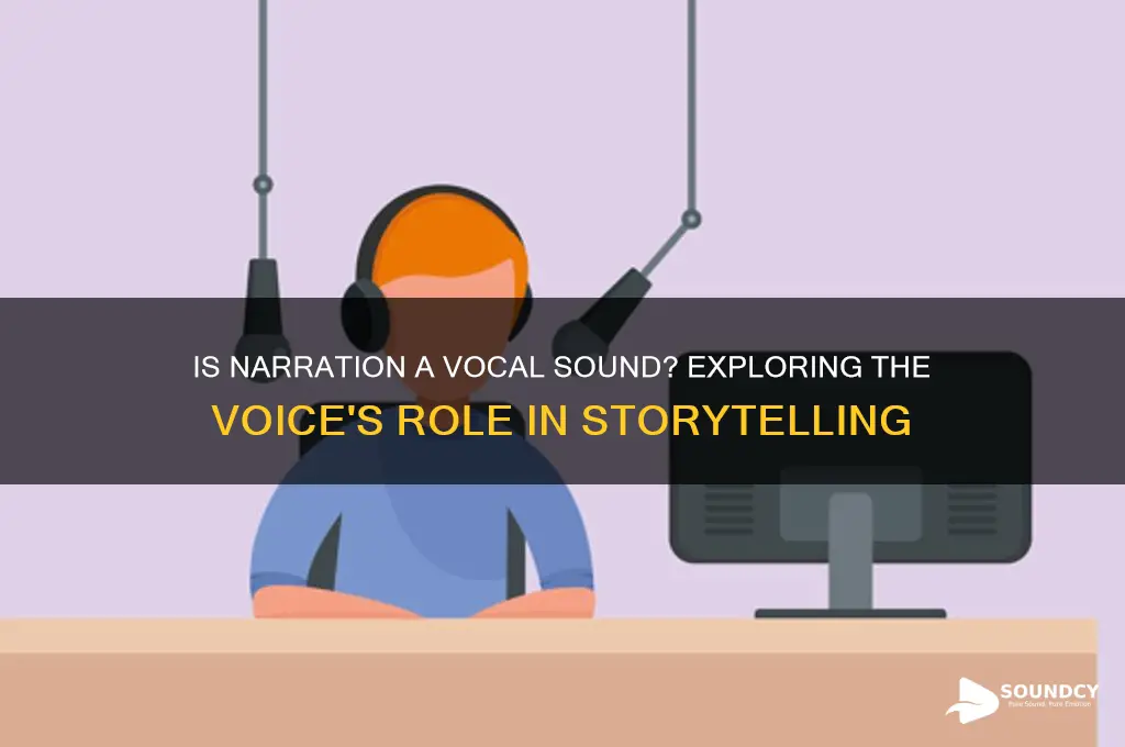 is narration a vocal sound