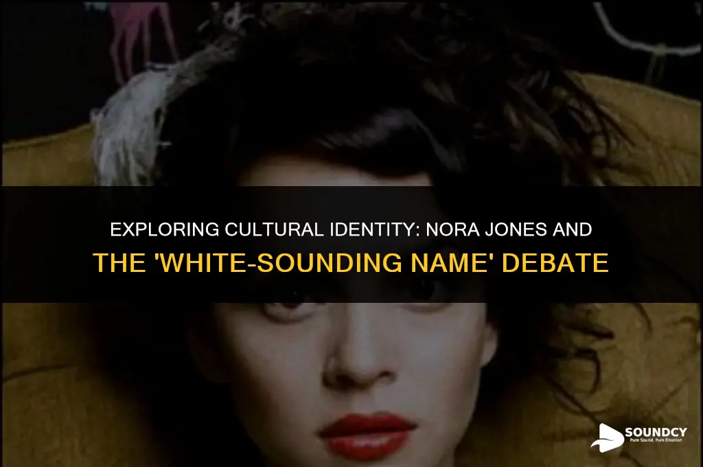 is nora jones indian lipstick alley white sounding name