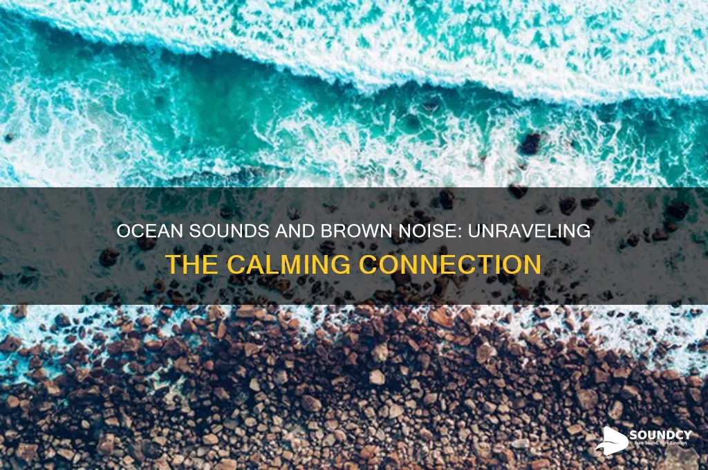 is ocean sound brown noise
