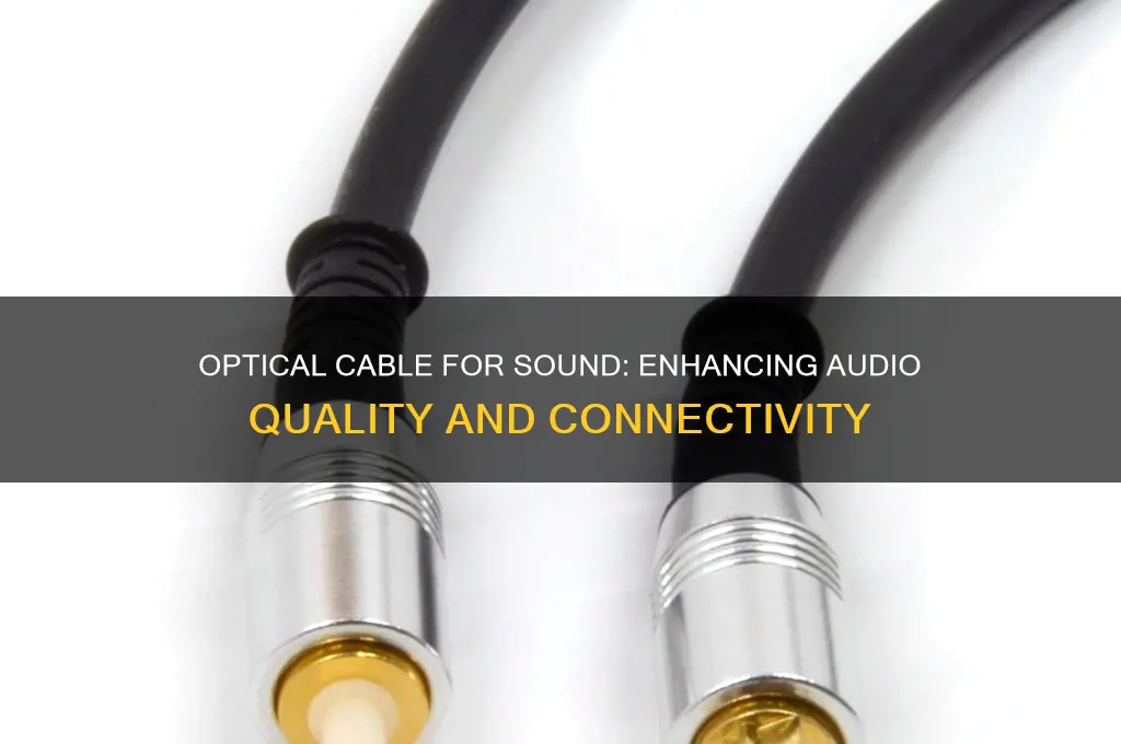 is optical cable for sound