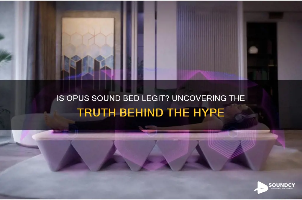 is opus sound bed legit