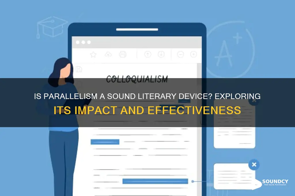 is parallelism a sound device