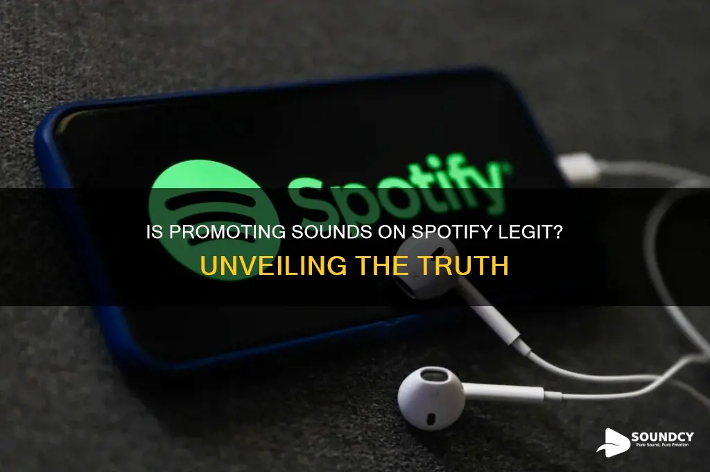 is promoting sounds spotify legit