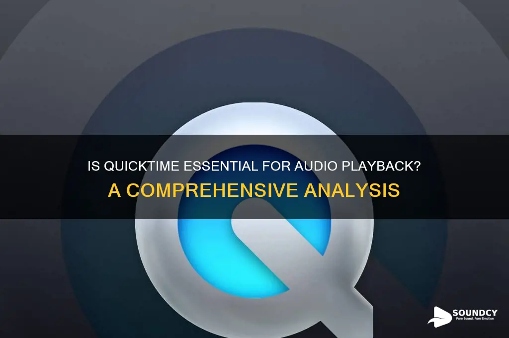 is quicktime necessaty for sound
