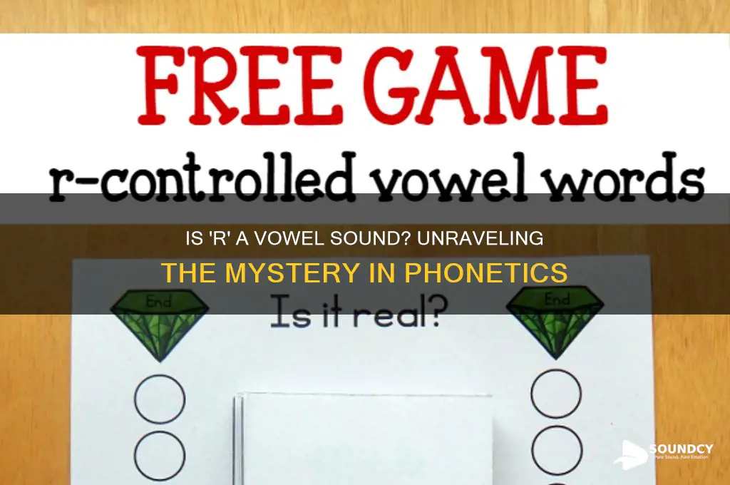 is r a vowel sound