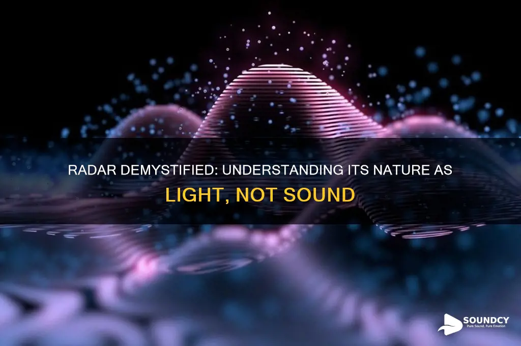 is radar light or sound
