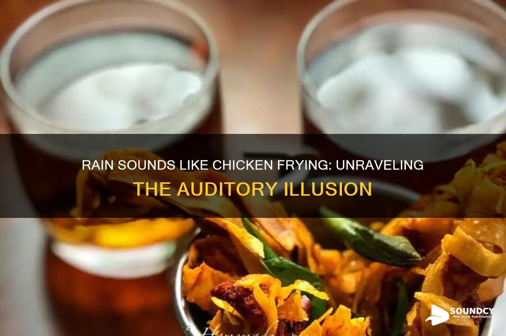 is rain sounds chicken frying