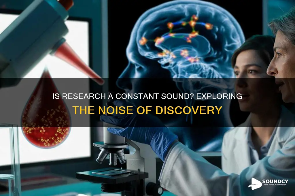 is research a consance sound