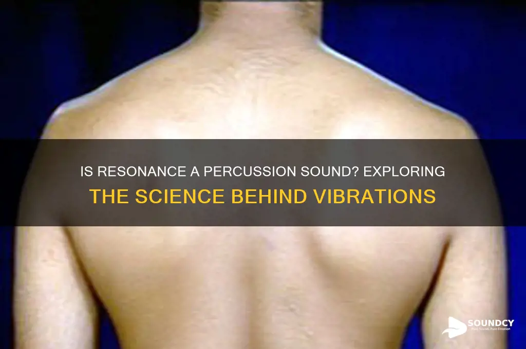 is resonance a percussion sound