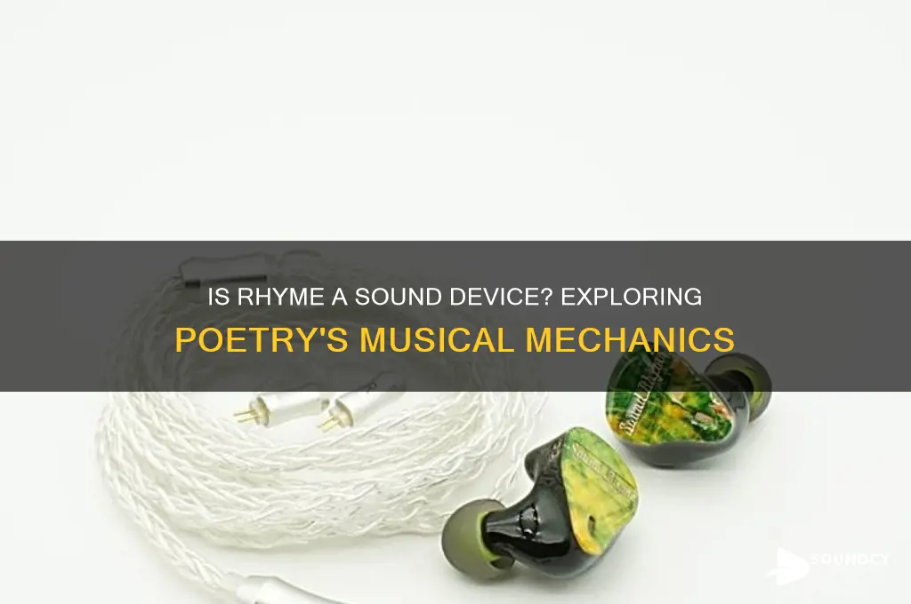 is rhyme a sound device