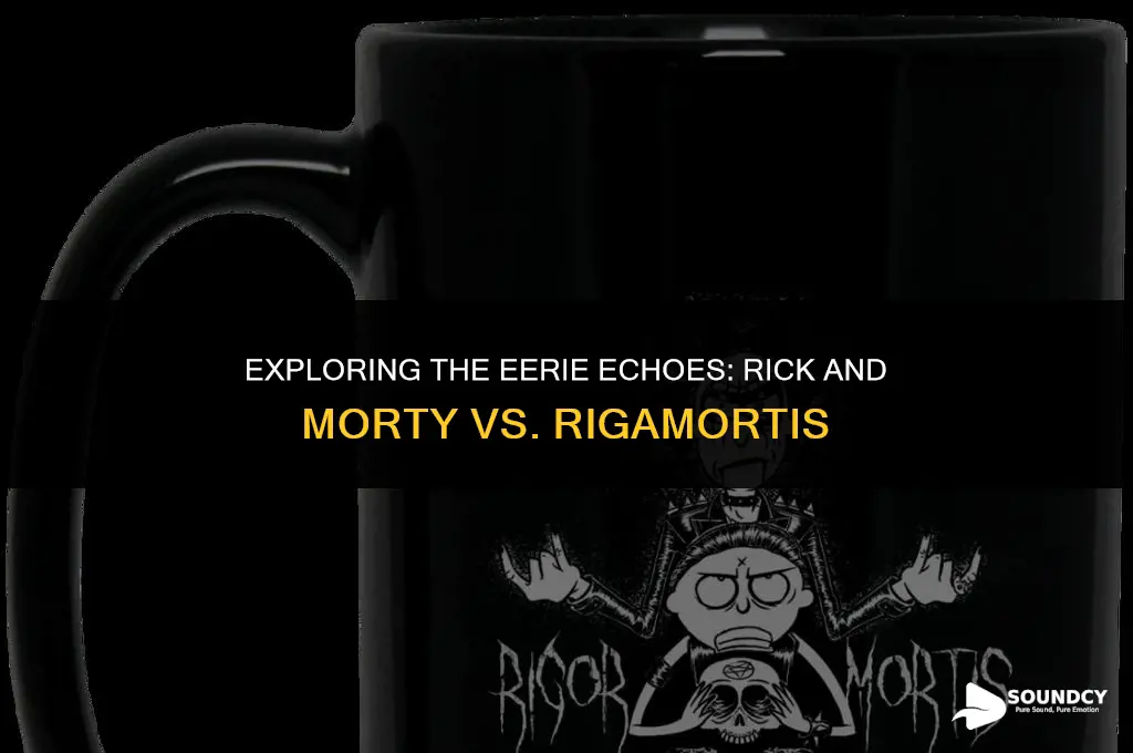 is rick and morty supposed to sound like rigamortis