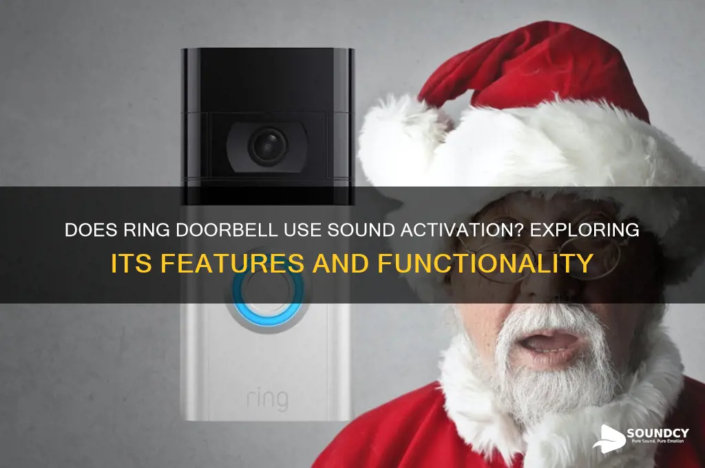 is ring doorbell sound activated