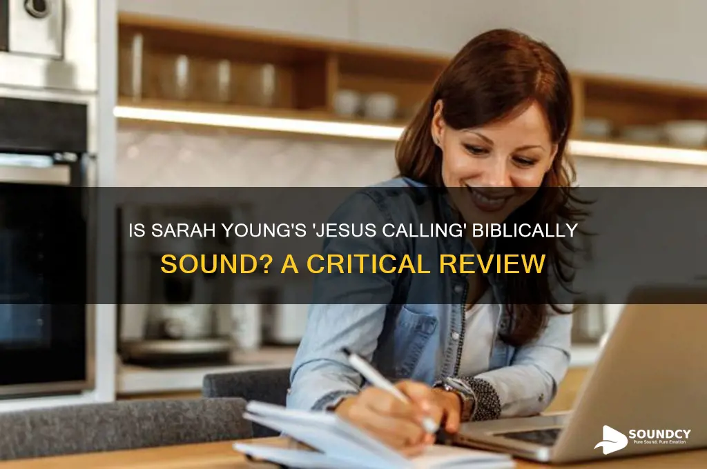 is sarah young biblically sound