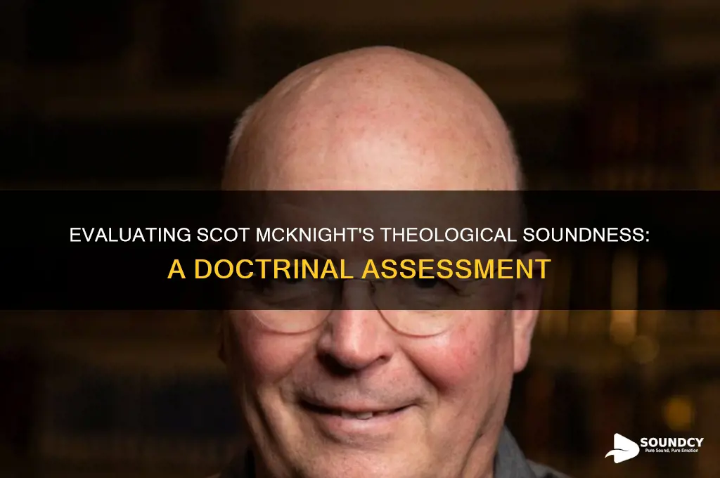 is scot mcknight doctrinally sound