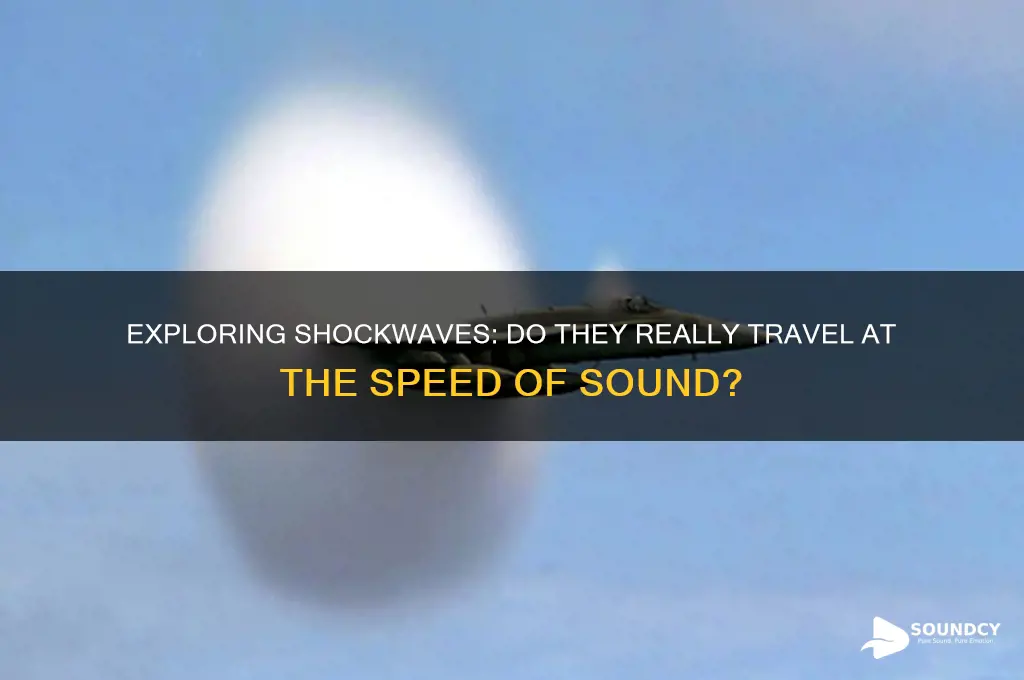 is shockwave speed of sound