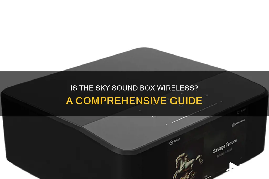 is sky sound box wireless