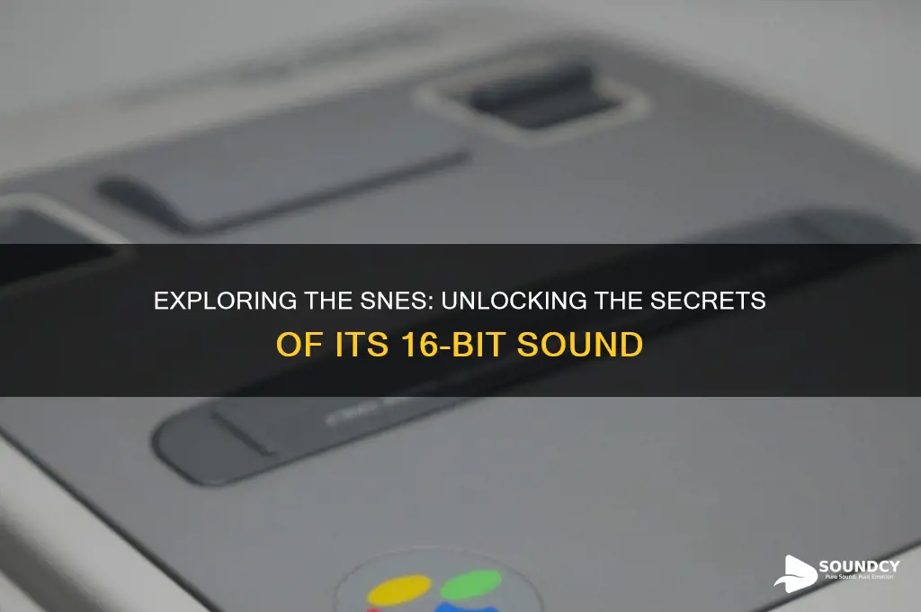 is snes 16 bit sound