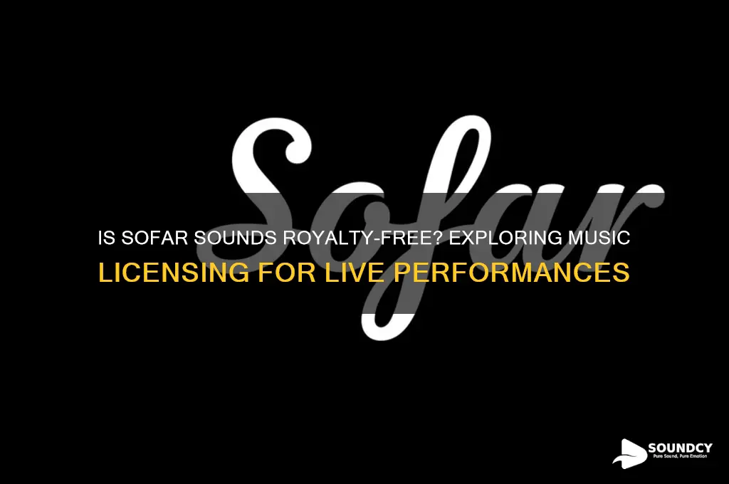 is sofar sounds royalty free