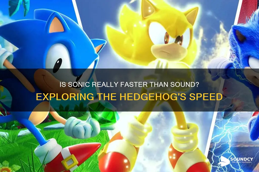 is sonic faster than sound