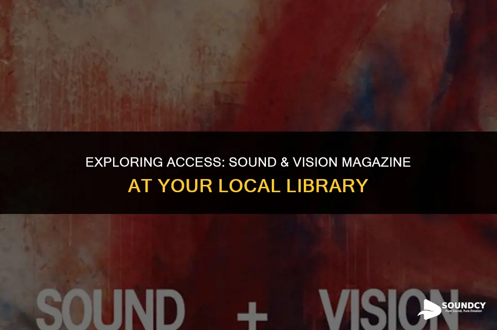 is sound & vision magazine available through a lending library