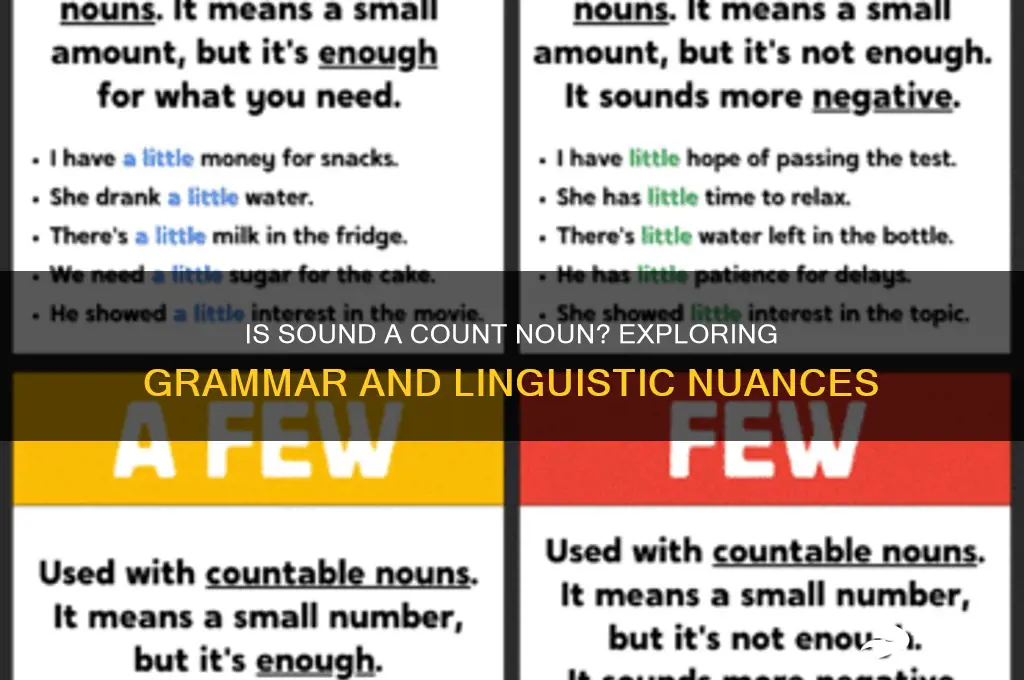 is sound a count noun