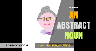 Is Sound an Abstract Noun? Exploring Language and Conceptual Meaning