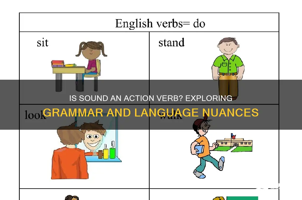 is sound an action verb