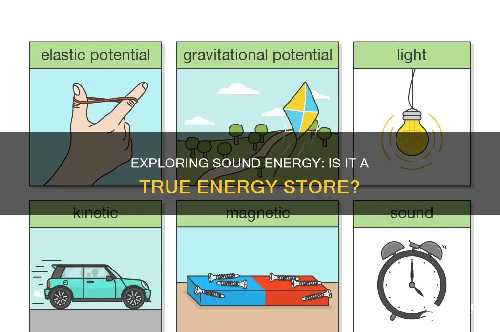 is sound an energy store