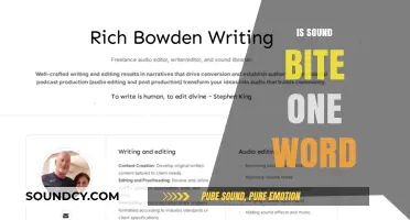 Is Sound Bite One Word? Unraveling the Grammar Mystery