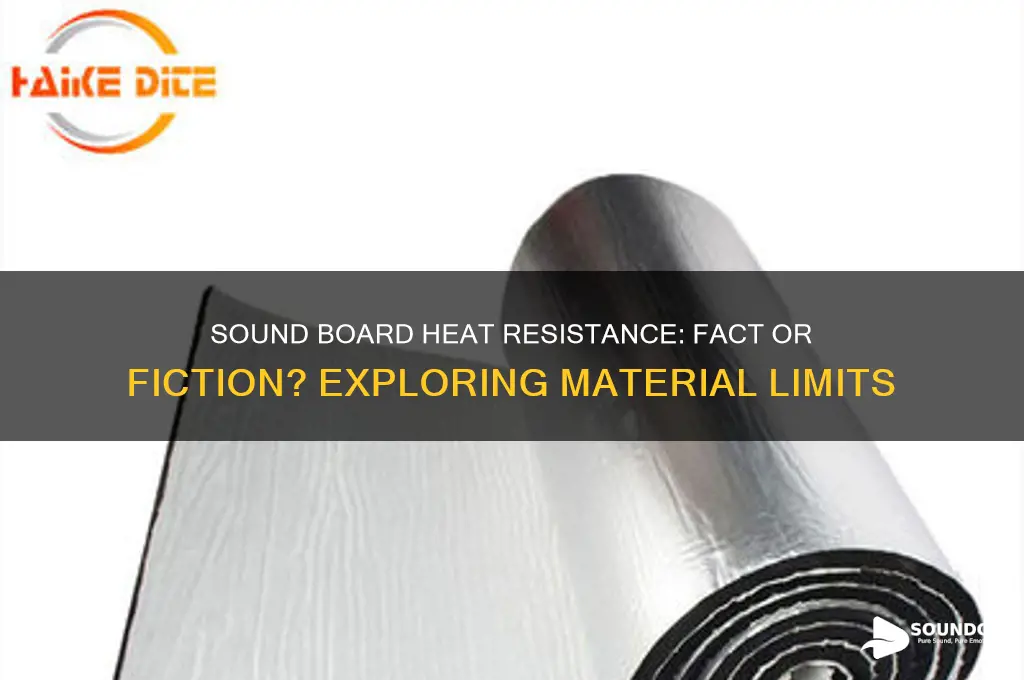 is sound board heat resistant