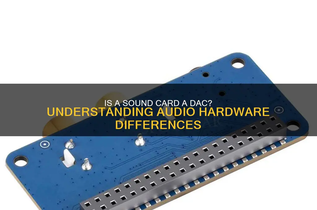 is sound card a dac
