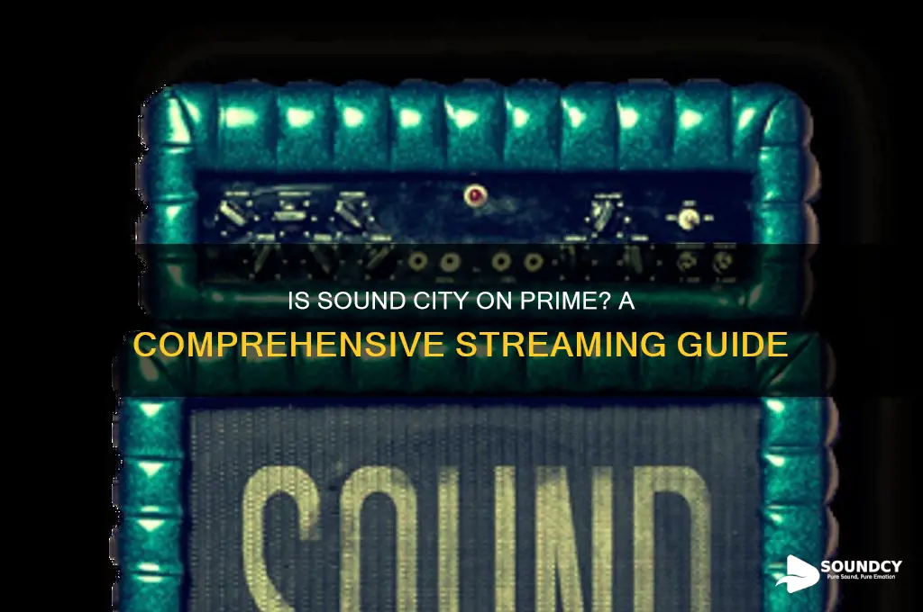 is sound city on prime