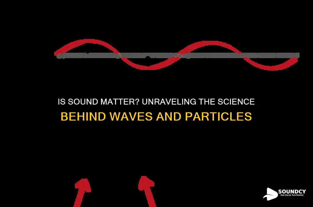 is sound composed of matter
