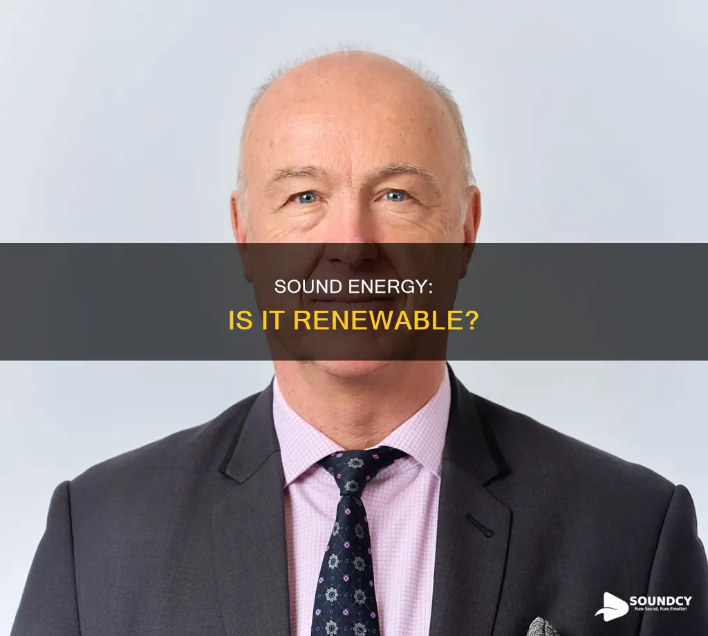 is sound energy renewable or nonrenewable