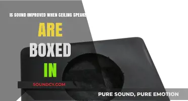 Enhancing Audio Quality: The Impact of Boxing in Ceiling Speakers