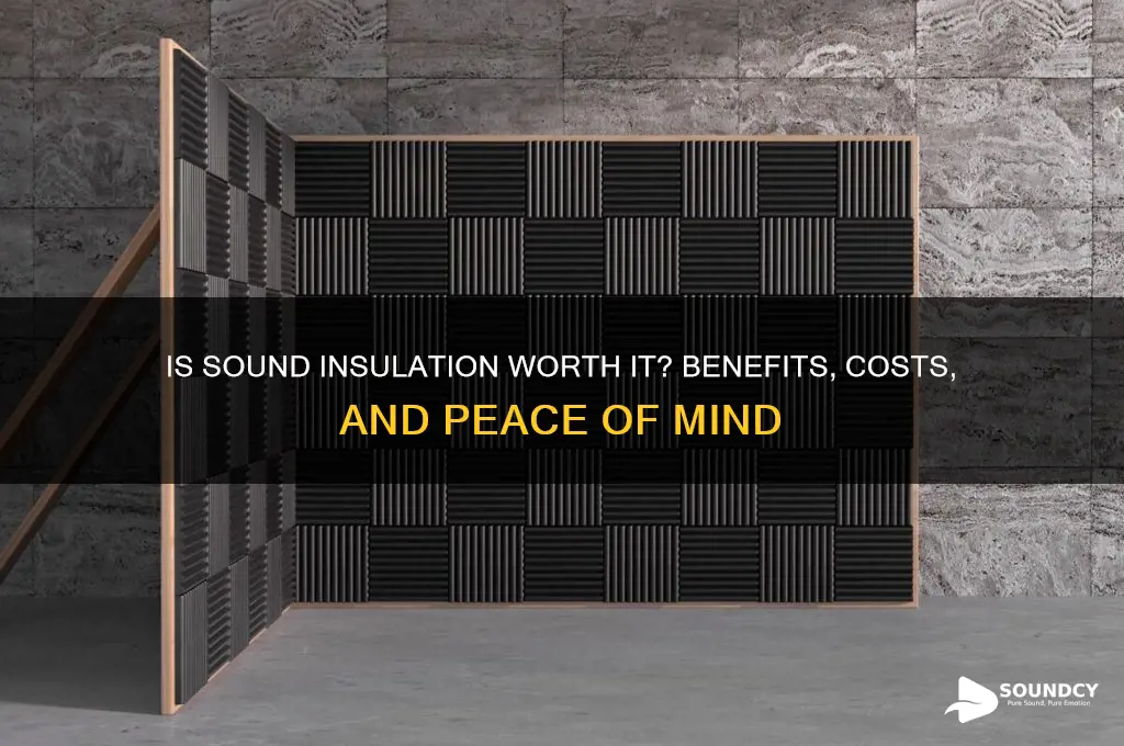 is sound insulation worth it