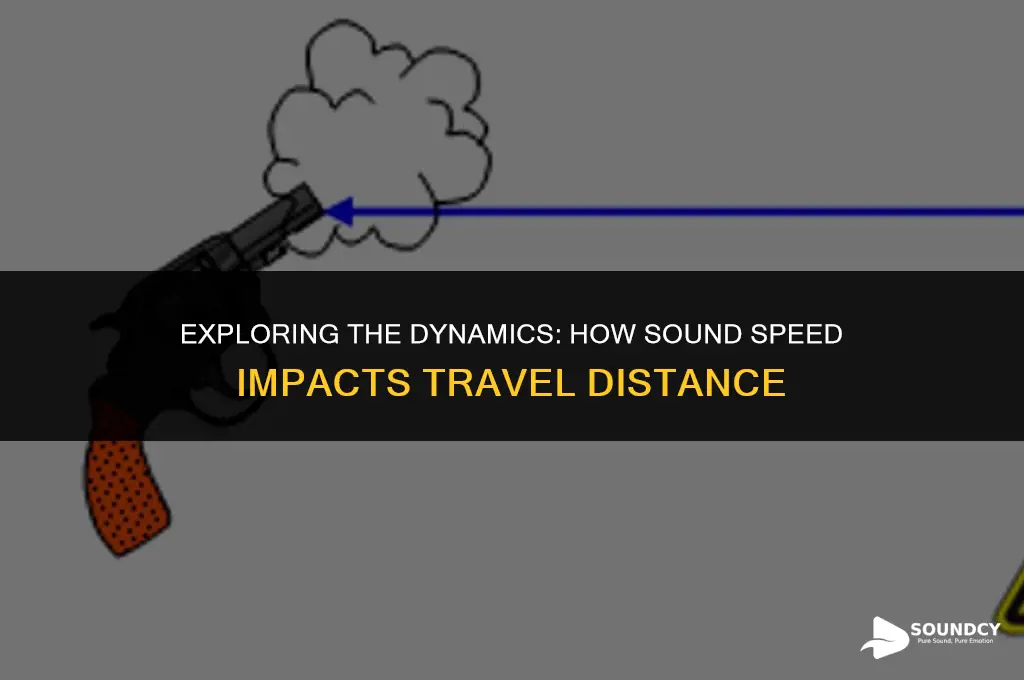 is sound is traveling faster will it travel farther