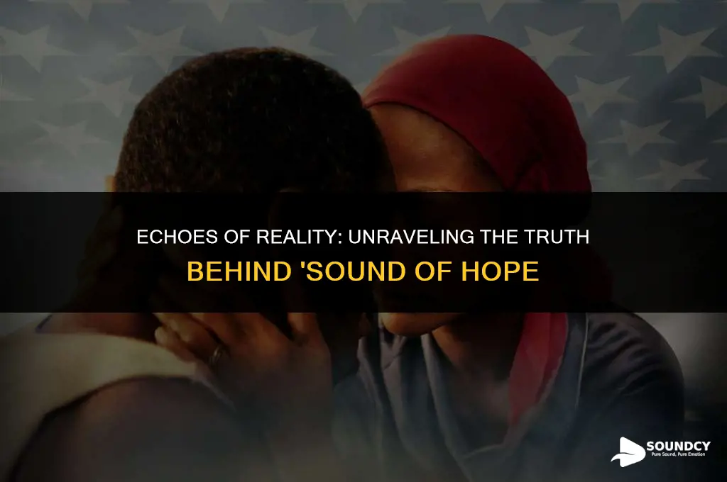 is sound of hope based on a true story