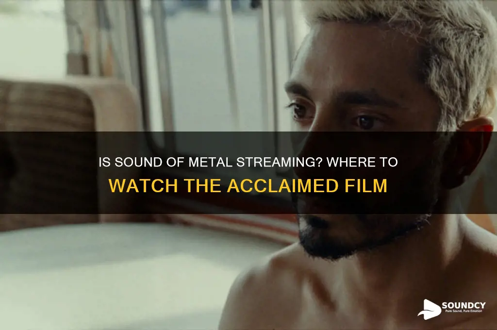 is sound of metal streaming