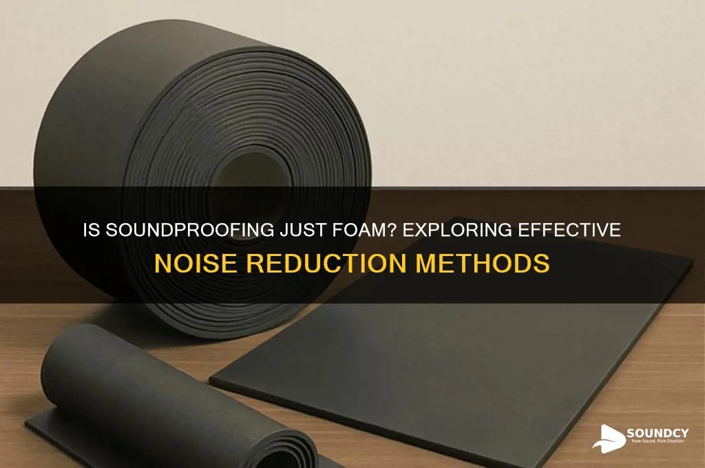 is sound proofing just foam