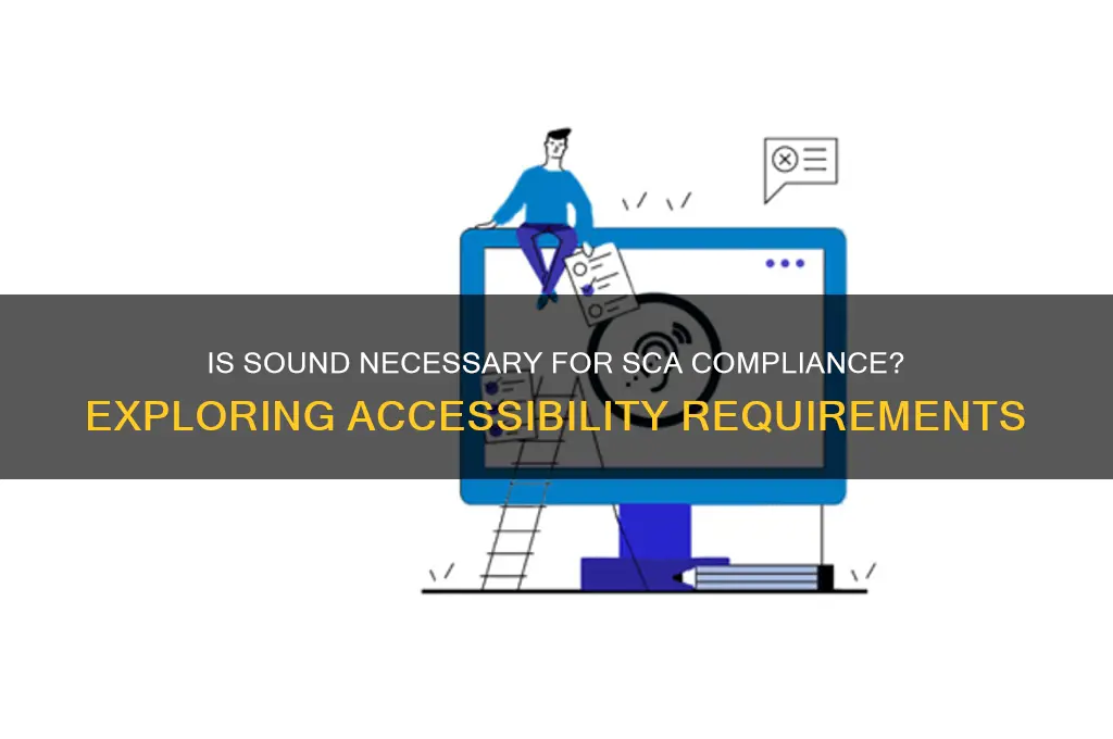 is sound required when sca