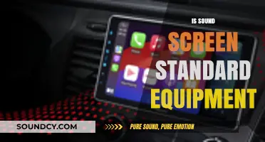 Is Sound Screen Standard Equipment in Modern Vehicles?