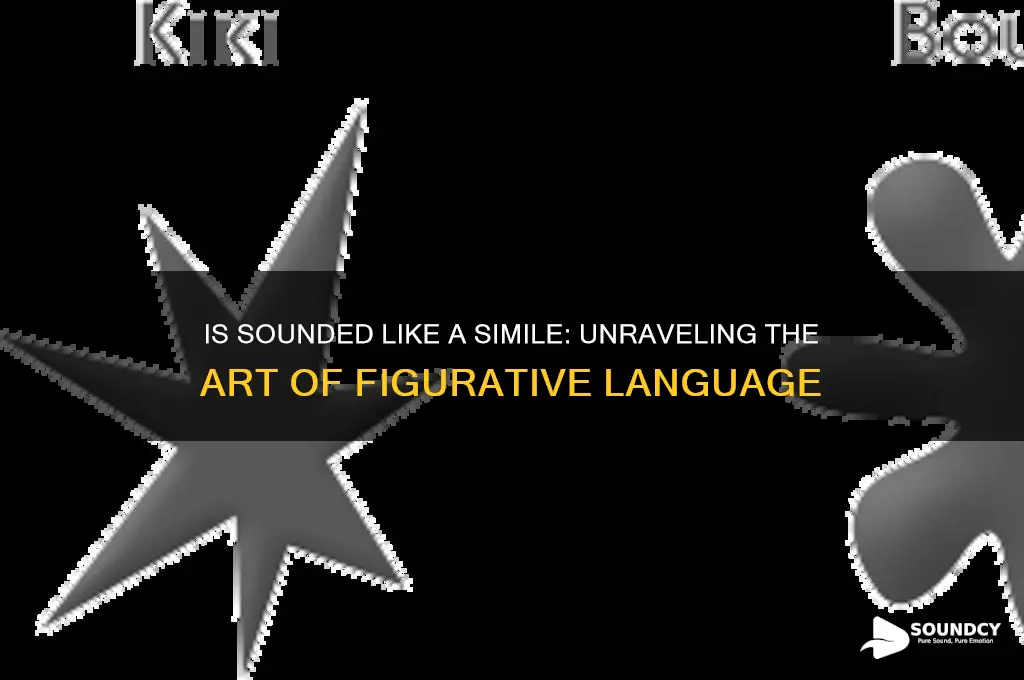 is sounded like a simile