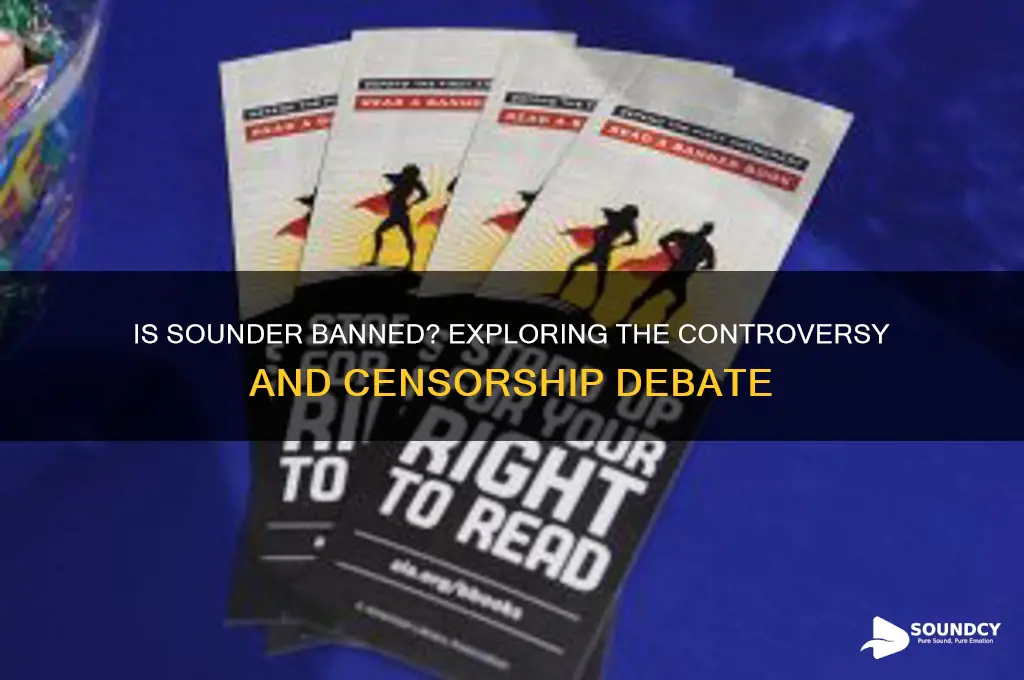 is sounder a banned book
