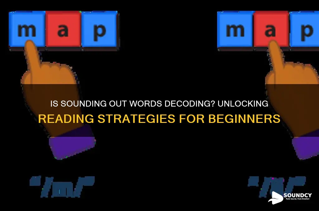is sounding out words decoding