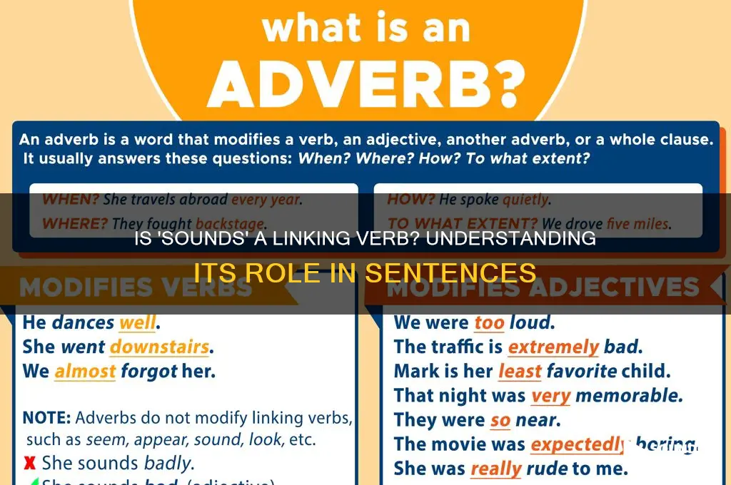 is sounds a linking verb
