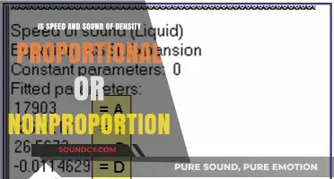 Speed, Sound, and Density: Exploring Their Proportional Relationship