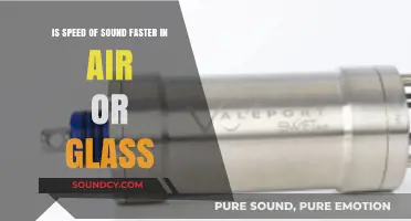 Sonic Velocity: Comparing the Speed of Sound in Air vs. Glass