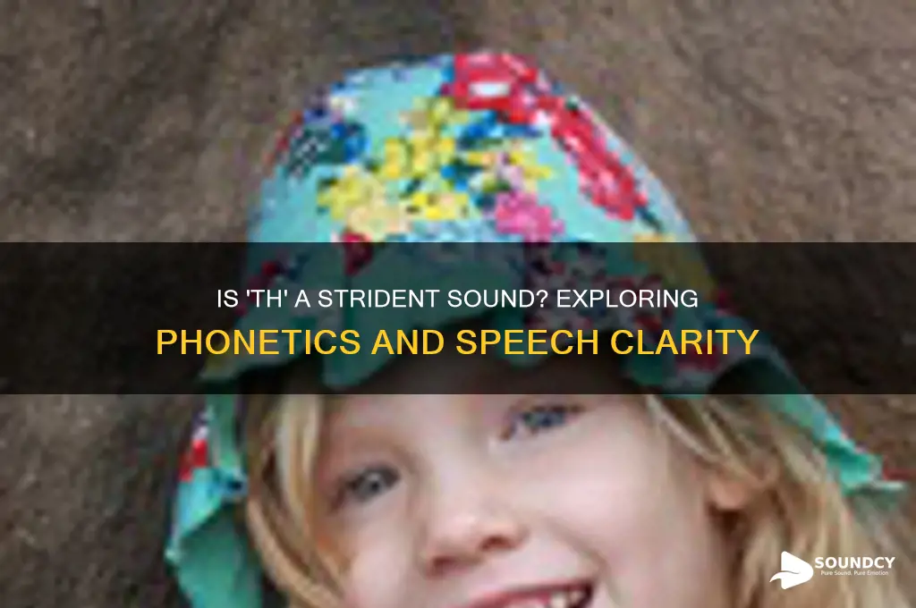 is th a strident sound