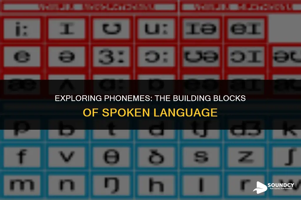 is the basic sound units of a spoken language